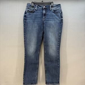 Silver Jean Co Jeans Women's 30x29 Elyse Straight Preppy Normcore Mom Jeans